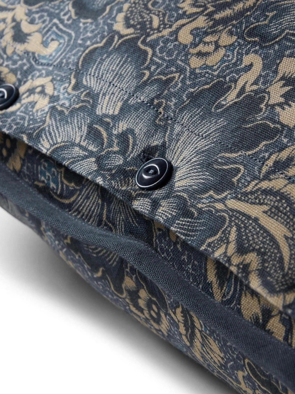 RALPH LAUREN KEATON DEEP INDIGO BLUE FLORAL COTTON STANDARD PILLOW SHAM $145 NWT - Picture 3 of 10